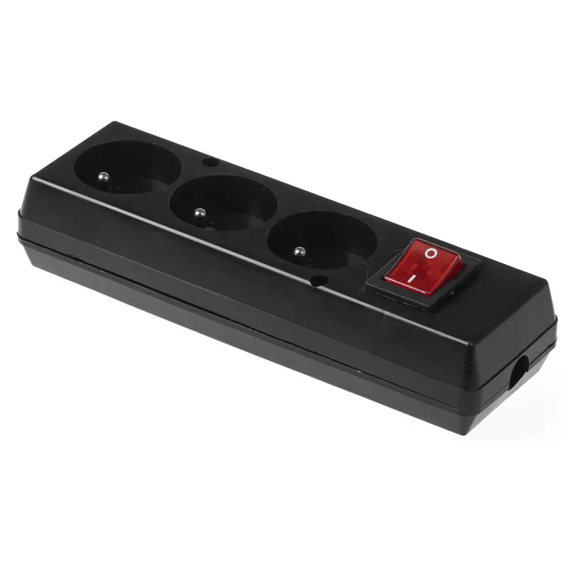 Gniazdo przenośne trzykrotne 3x2p+Z with switch 16A, 250V - 4