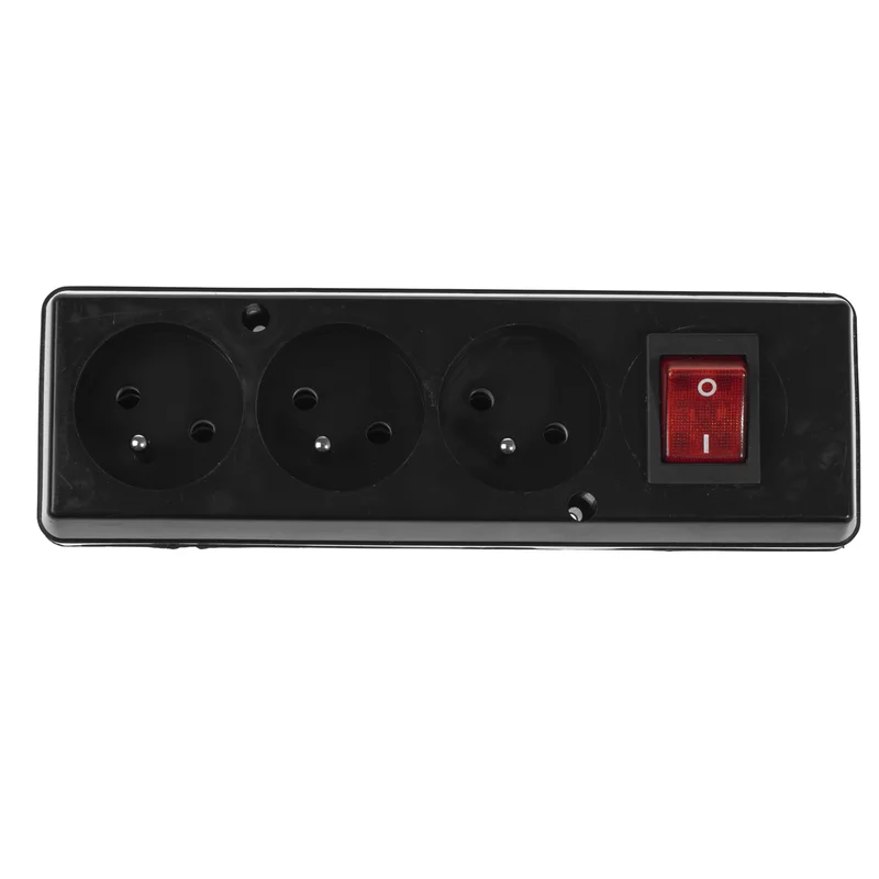 Gniazdo przenośne trzykrotne 3x2p+Z with switch 16A, 250V - 2