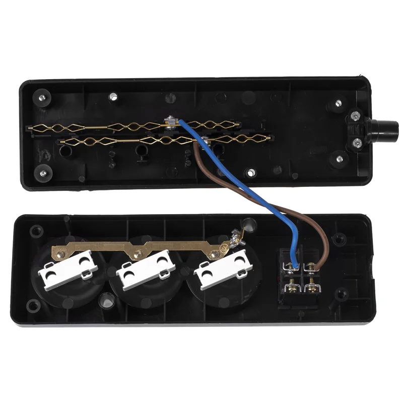 Gniazdo przenośne trzykrotne 3x2p+Z with switch 16A, 250V - 3
