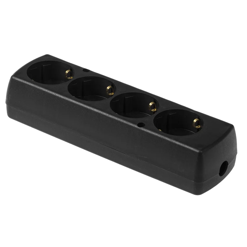 Gniazdo przenośne czterokrotne 4x2p+Z Schuko, 16A, 250V - 2