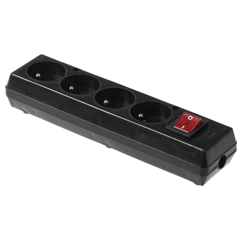 Gniazdo przenośne czterokrotne 4x2p+Z with switch 16A, 250V - 4