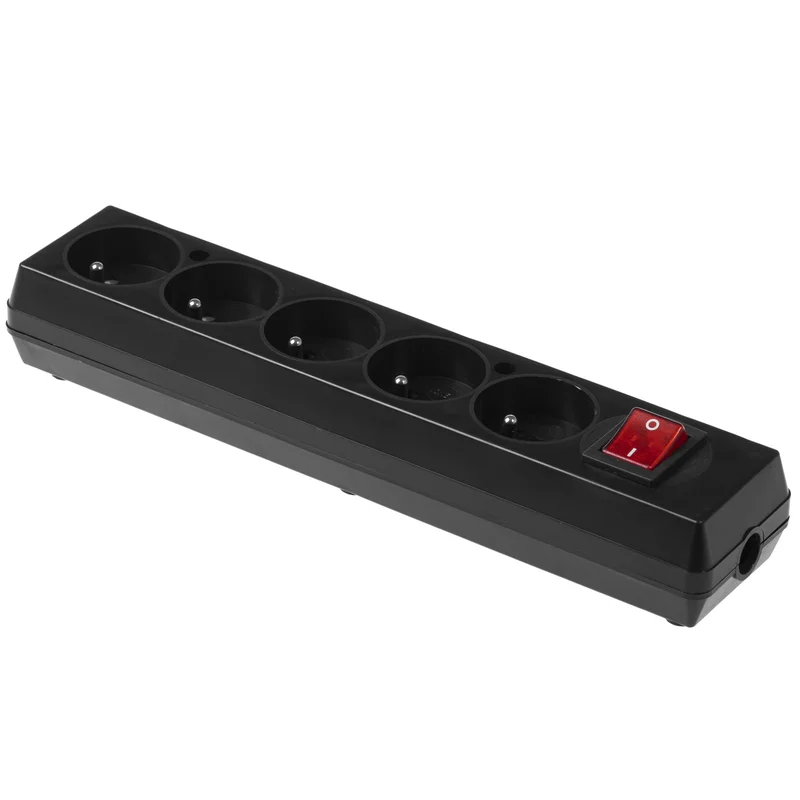 Gniazdo przenośne pięciokrotne 5x2p+Z with switch 16A, 250V - 2