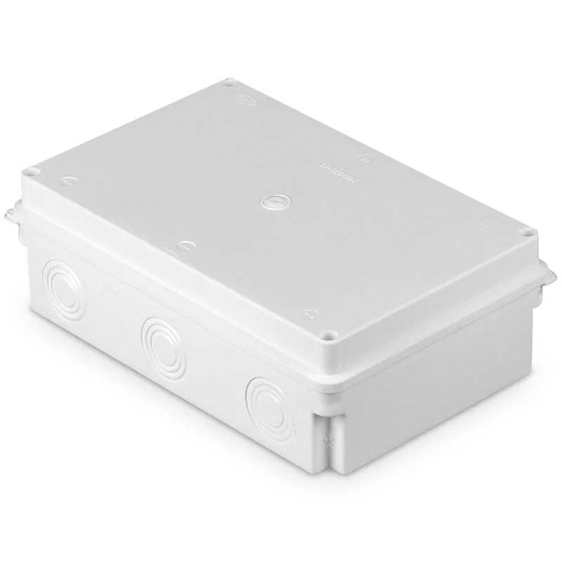 Puszka odgałęźna, 6 wlotowa Ø 21-37, n/t , wym.235x150x75, IP 40