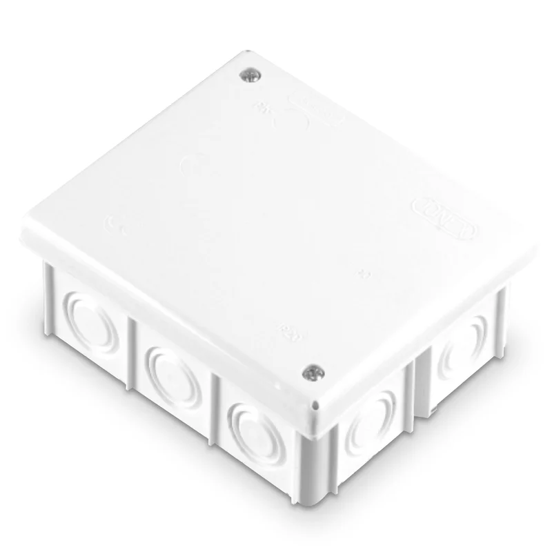 Puszka do ścian gipsowych, 14 wlotowa, wym 80 x 95, 5x 1x4mm, IP20