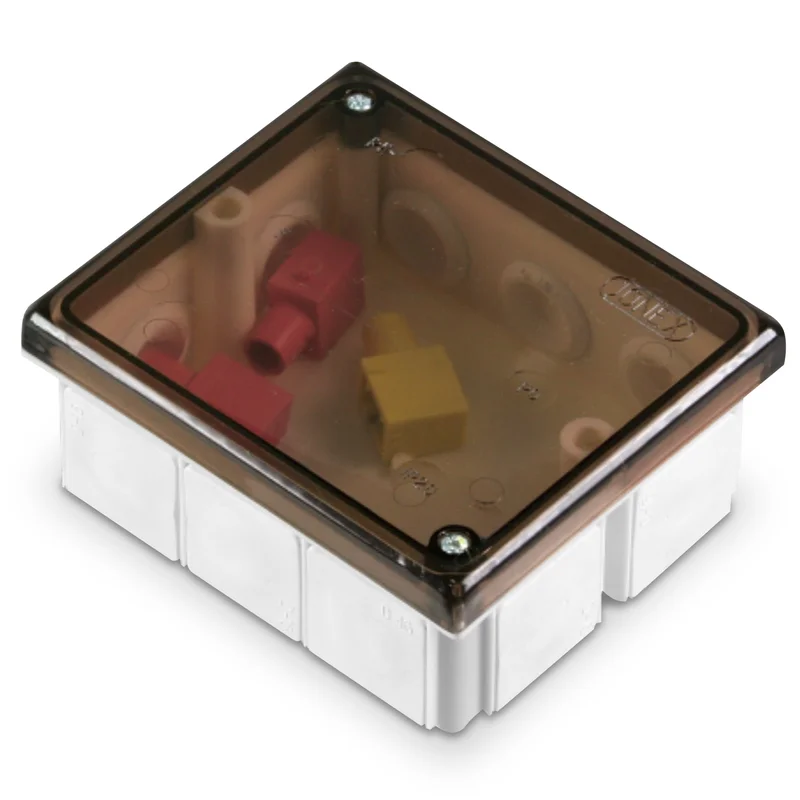 Puszka odgałęźna, 10-wlotowa, z dł.D 16, wym 80x95, 5 x 1x4mm, IP54