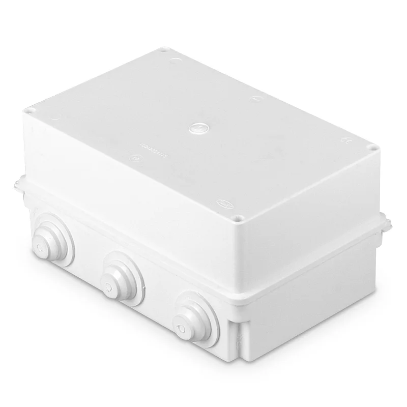Puszka odgałęźna, 6 wlotowa, z dł. D 30, n/t, wym. 235x150x115, IP 55