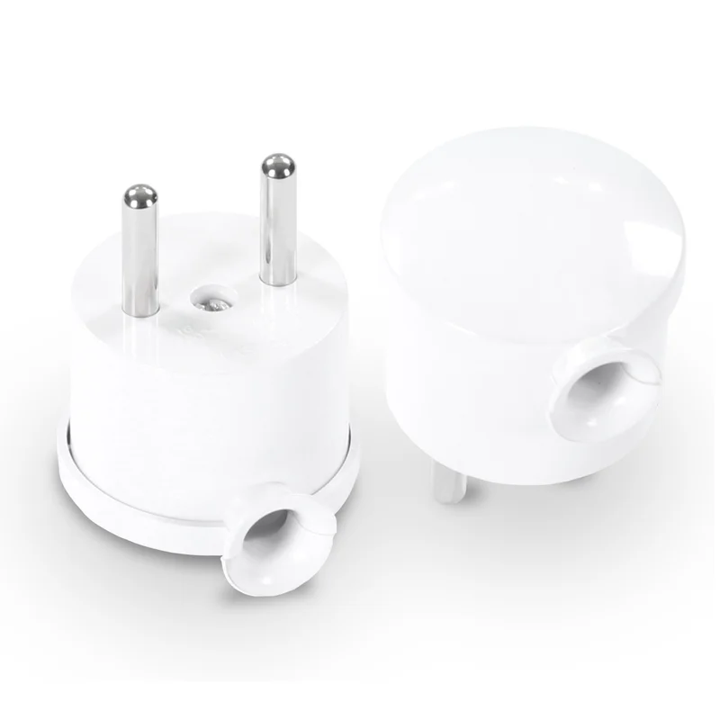 Wtyczka rozbieralna, kątowa "MINI", 2p 16A, 250V; WT-10 BIAŁY