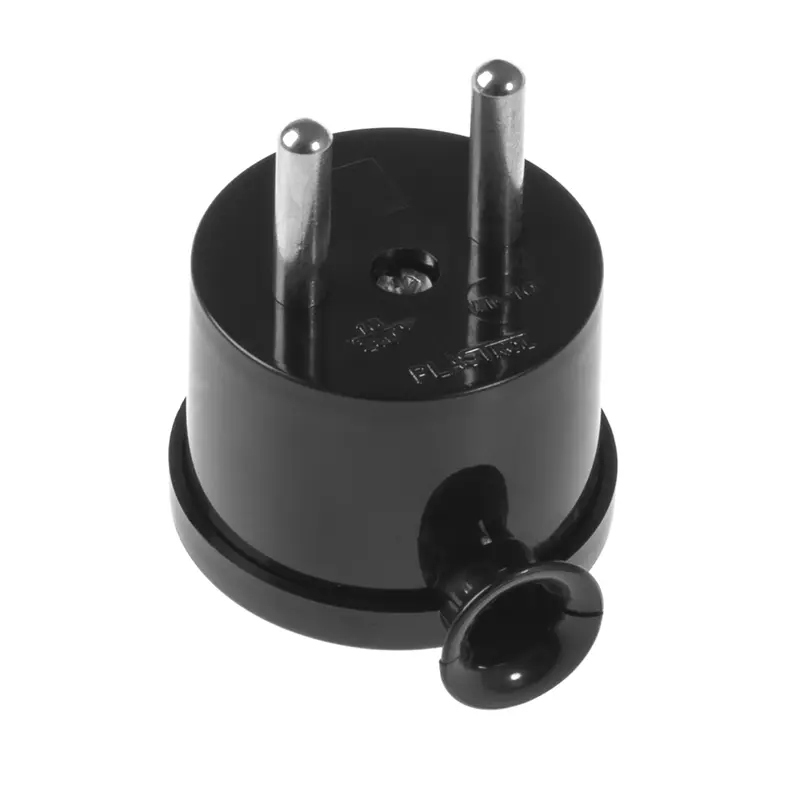 Wtyczka rozbieralna, kątowa "MINI", 2p 16A, 250V; WT-10 BIAŁY - 4