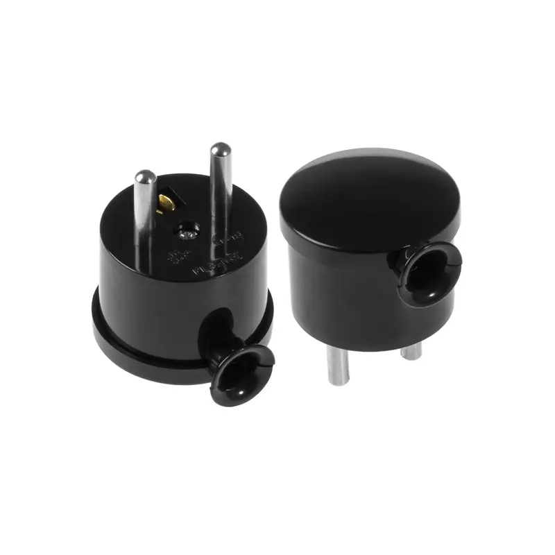 Wtyczka rozbieralna, kątowa "MINI", 2p+Z, 16A, 250V; WT-15 BIAŁY - 5