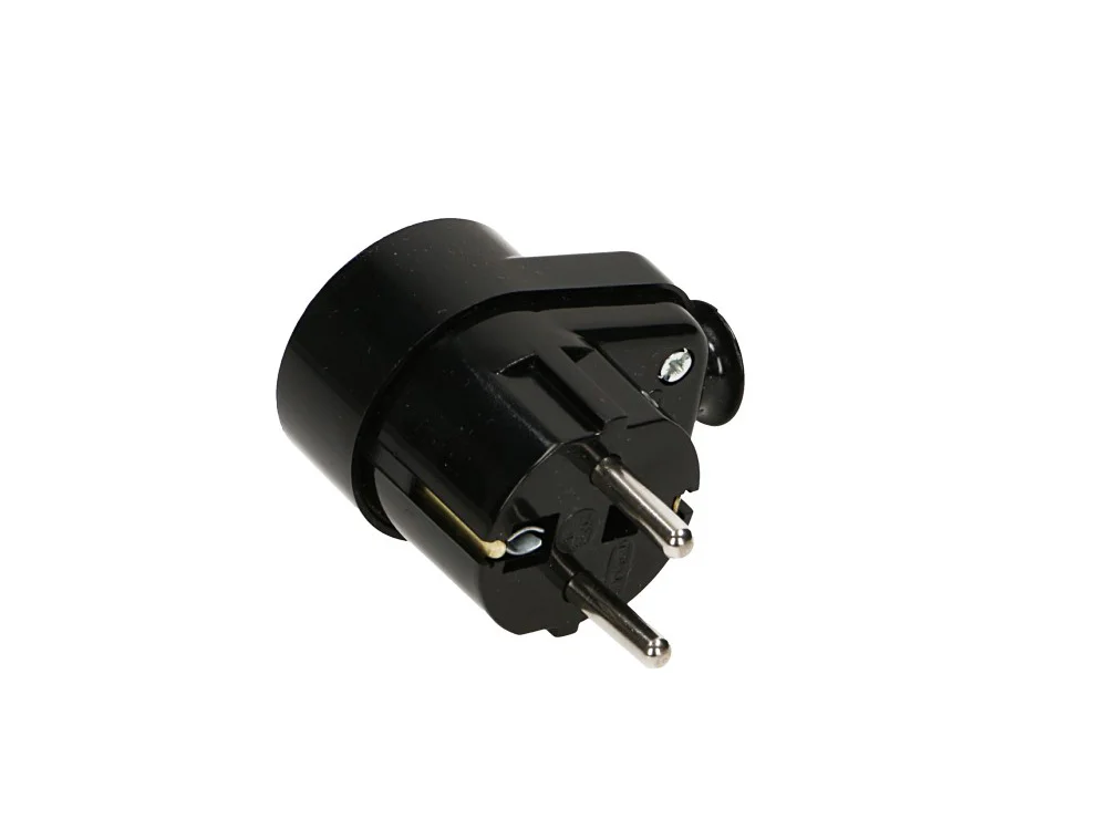 Wtyczka rozbieralna, z gniazdem 2p+Z, 16A, ~250V; WT-16G BIAŁY - 4