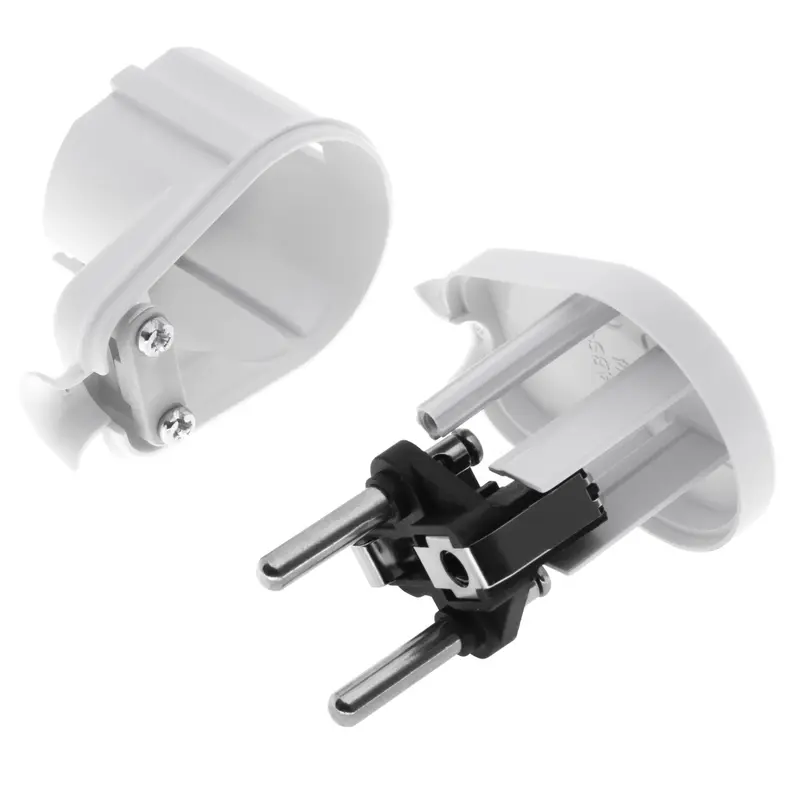 Wtyczka rozbieralna, kątowa Uni-SCHUKO, 2p+Z; 16A, 250V; WT-16U BIAŁY - 7
