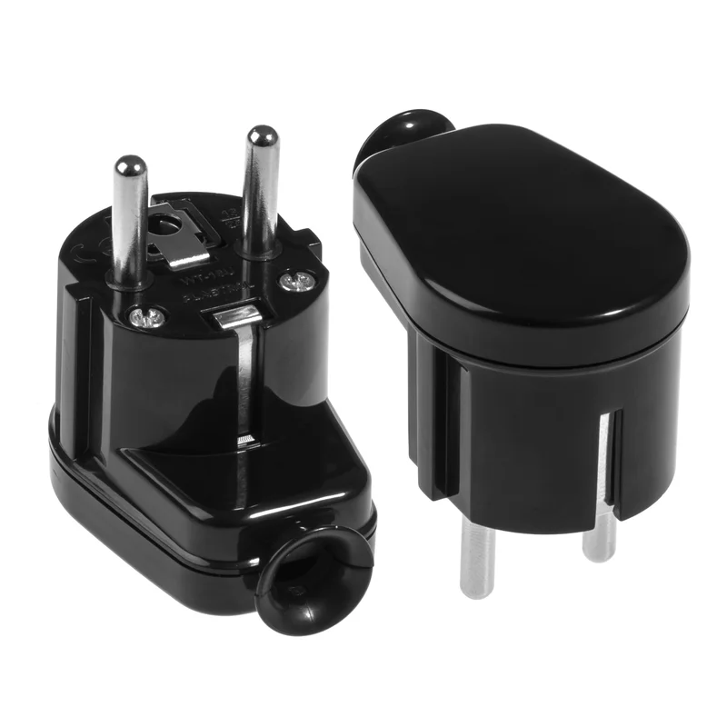 Wtyczka rozbieralna, kątowa Uni-SCHUKO, 2p+Z; 16A, 250V; WT-16U BIAŁY - 9
