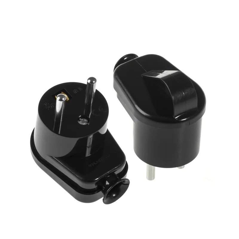 Wtyczka rozbieralna, kątowa, 2p+Z, 16A, 250V z uchem; WT-16Z BIAŁY - 3