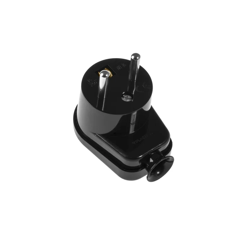 Wtyczka rozbieralna, kątowa, 2p+Z, 16A, 250V z uchem; WT-16Z BIAŁY - 2