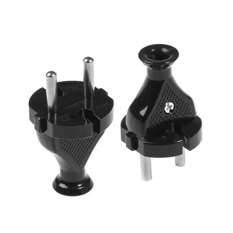 Wtyczka rozbieralna, prosta 2p; 10A;230V; WT-2 BIAŁA - 4