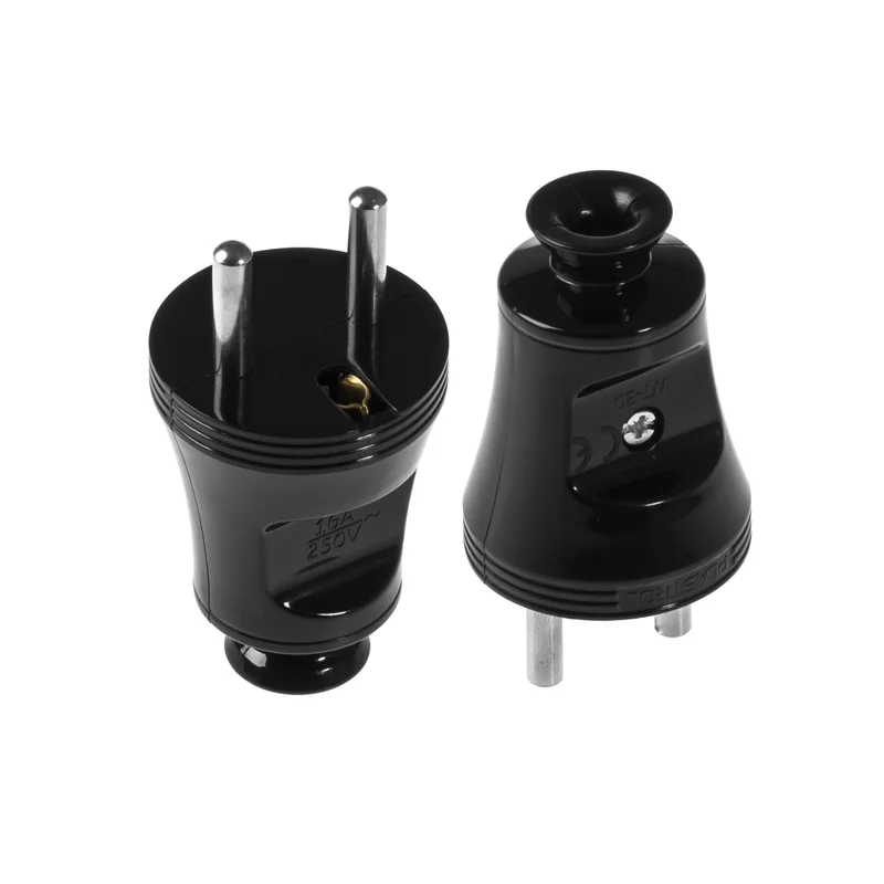 Wtyczka rozbieralna, prosta 2p+Z, 16A, 250V; WT-30 BIAŁY - 2