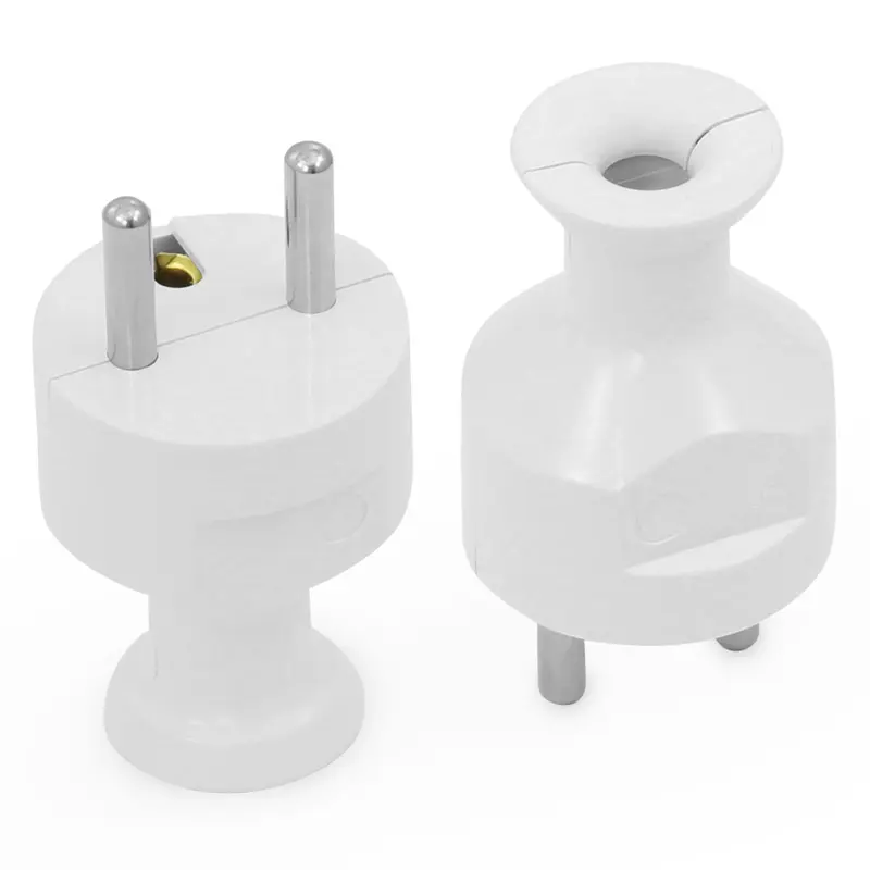 Wtyczka rozbieralna, prosta 2p+Z, 16A, 250V; WT-31 BIAŁY - 2