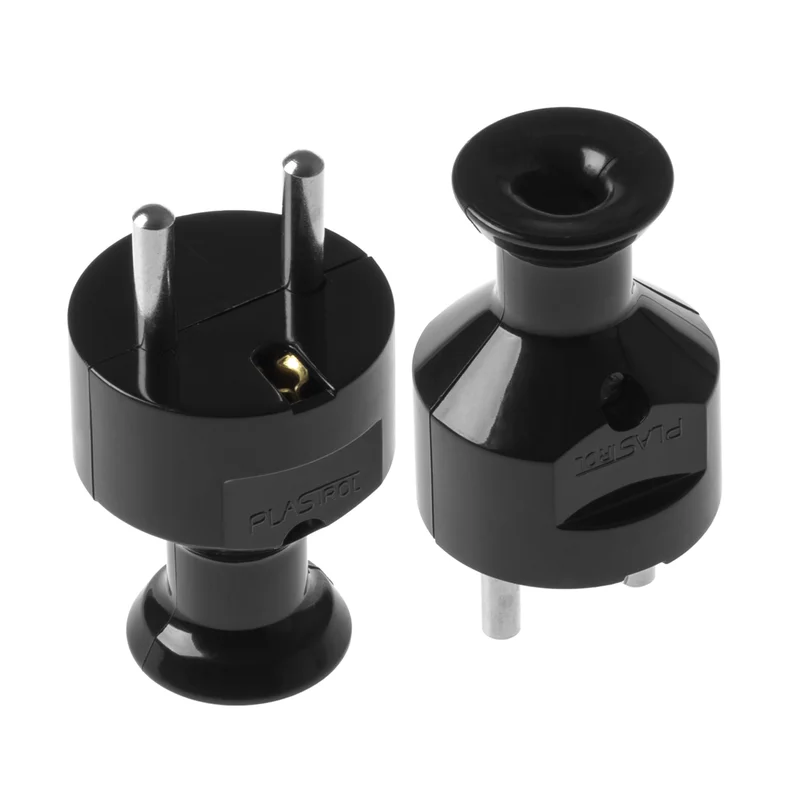 Wtyczka rozbieralna, prosta 2p+Z, 16A, 250V; WT-31 BIAŁY - 4
