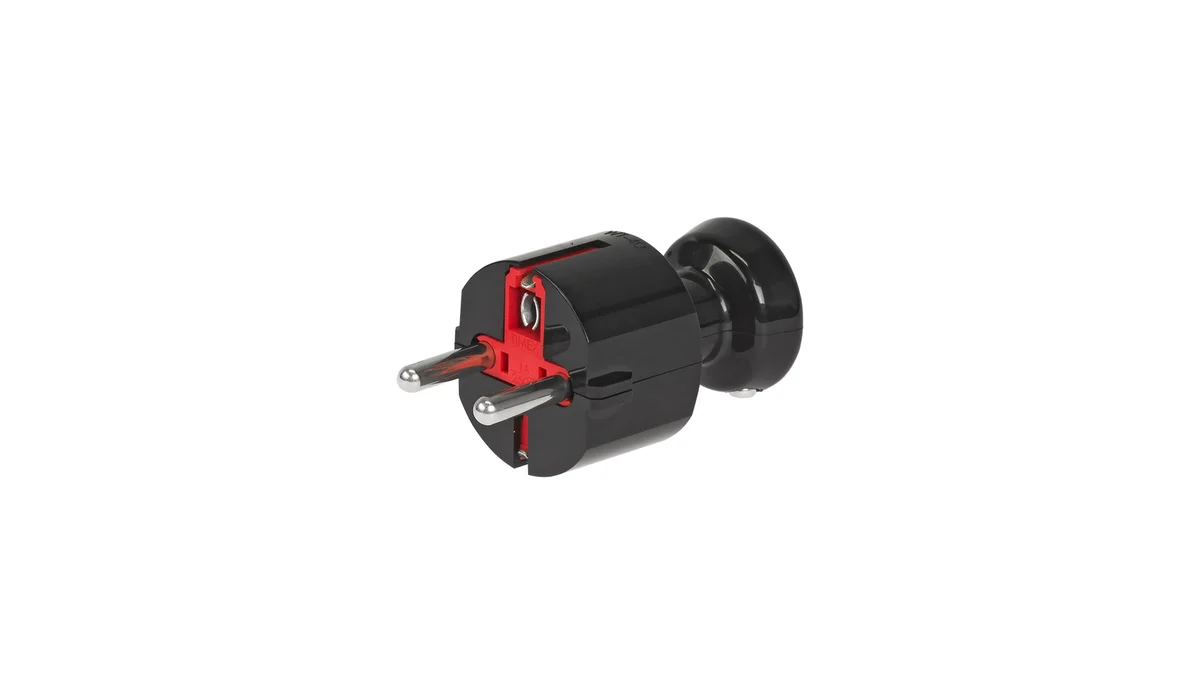 Wtyczka rozbieralna, prosta Uni-SCHUKO, 2p+Z Schuko, 16A, 250V; WT-40 BIAŁY - 4
